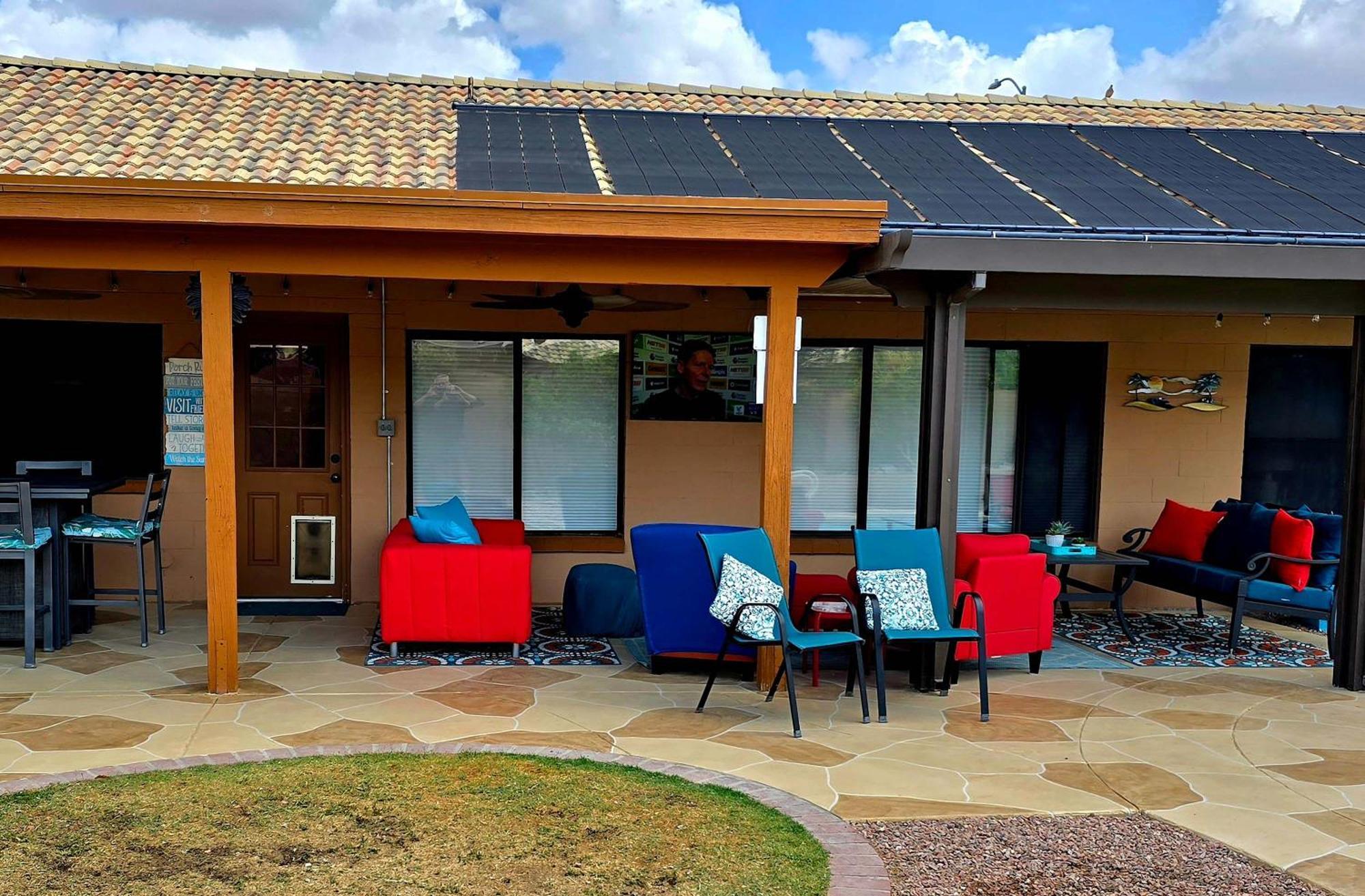 Cozy Home With Pool, Fire Table, Bbq, Rv Parking เมซา ภายนอก รูปภาพ