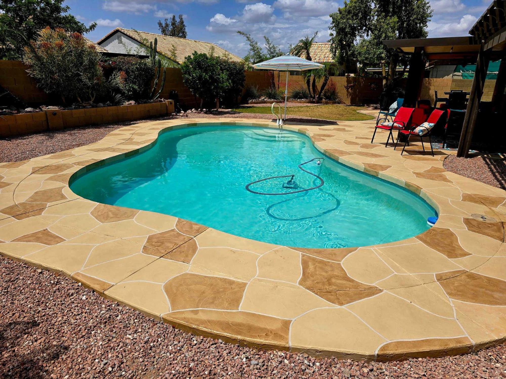 Cozy Home With Pool, Fire Table, Bbq, Rv Parking เมซา ภายนอก รูปภาพ